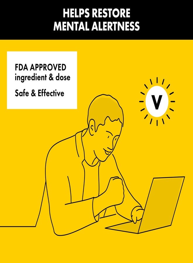 Vivarin, Caffeine Pills, 200mg Caffeine per Dose, Safely and Effectively Helps You Stay Awake, No Sugar, Calories or Hidden Ingredients, Energy Supplement, 16 Tablets (6 Pack) - Image 3